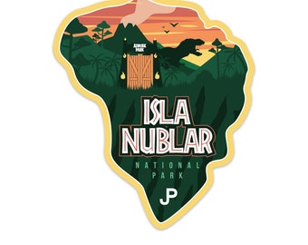 Sticker ISLA NUBLAR National Park