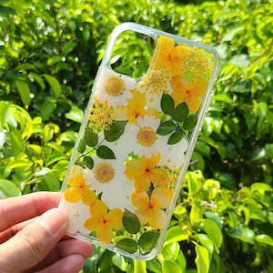 Pressed real dried flower phone case, iphone se 7 8 plus x xr xs 11 12 mini 13 14 15 pro max case, samsung s20 s21 s22 s23 fe ultra case