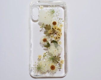 Handmade Pressed Flower phone case,dried flower case, iPhone 6 6s 7 8 Plus case,Samsung galaxy S7 S8 S9 note8 case,LG G7 case,iPhone x case