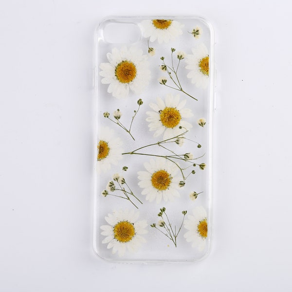 Pressed flower phone case, iphone 15 14 13 12 mini 11 pro max se 7 8 plus x xr xs dried flower case, samsung galaxy s23 s22 s21 s20 case