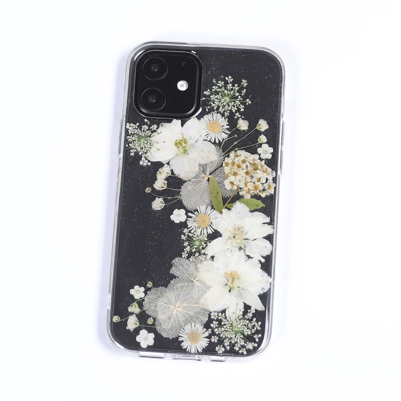 Pressed flower phone case, iphone se 7 8 plus x xr xs 11 12 13 14 pro max case, samsung s20 s21 s22 fe ultra case, google pixel 5 6 pro case 