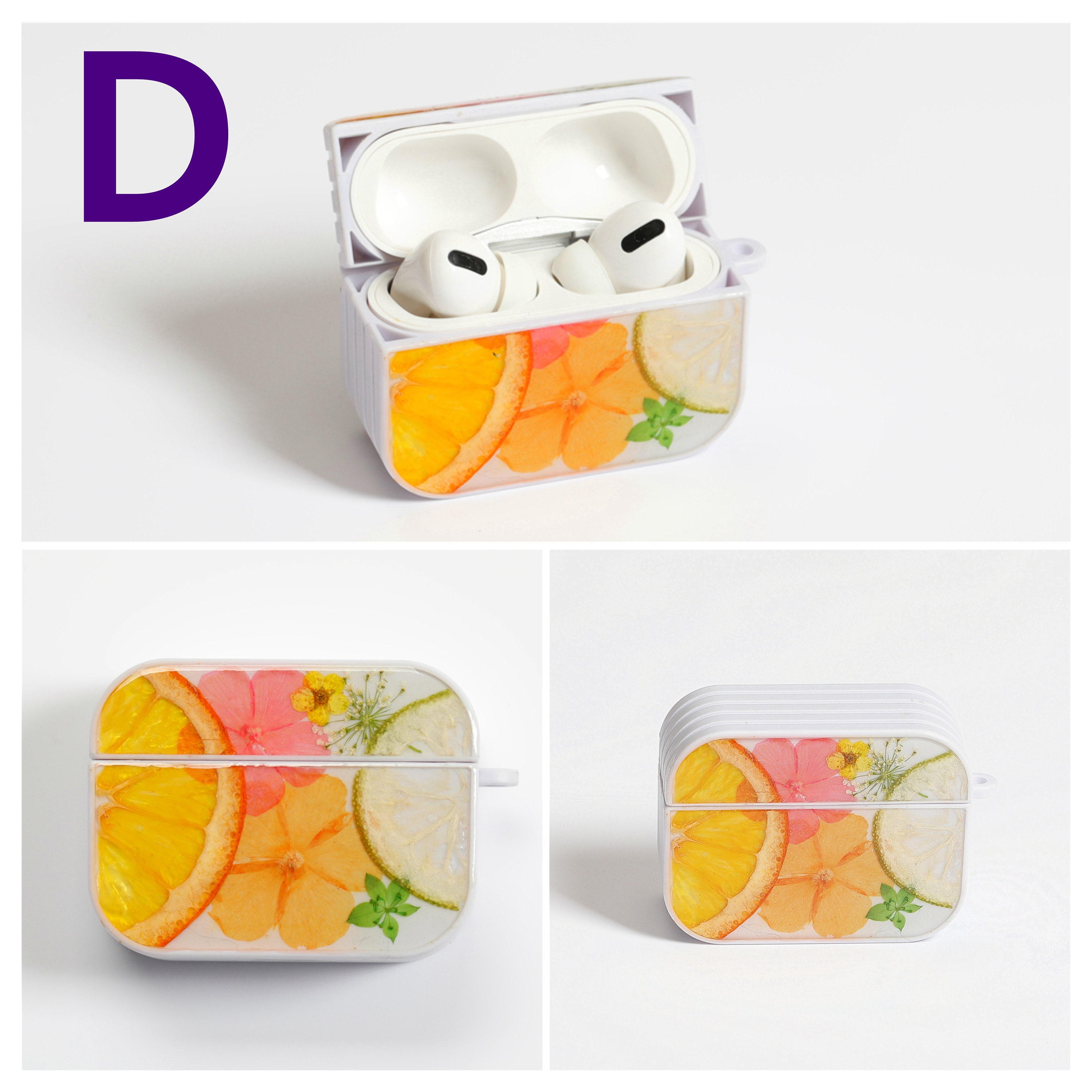 Handmade Pressed Flower Airpod Case Floral Airpods Case Cute Etsy