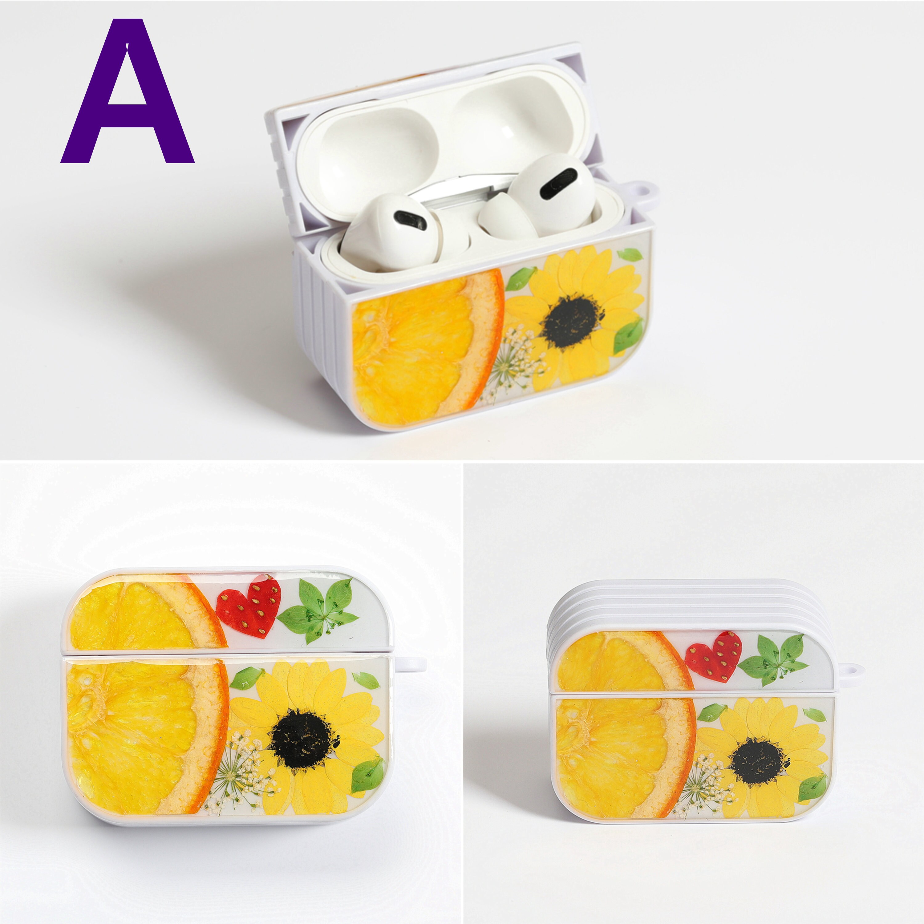 Handmade Pressed Flower Airpod Case Floral Airpods Case Cute Etsy