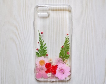 Handmade Pressed Flower phone case,dried flower case, iPhone 6 6s 7 8 Plus case,Samsung galaxy S7 S8 S9 note8 case,LG G7 case,iPhone x case