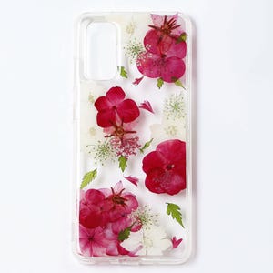 Handmade dried pressed flower phone case, iphone 16 pro max 15 14 13 12 11 x xr xs se case, samsung galaxy s20 s21 s22 s23 s24 s25 case