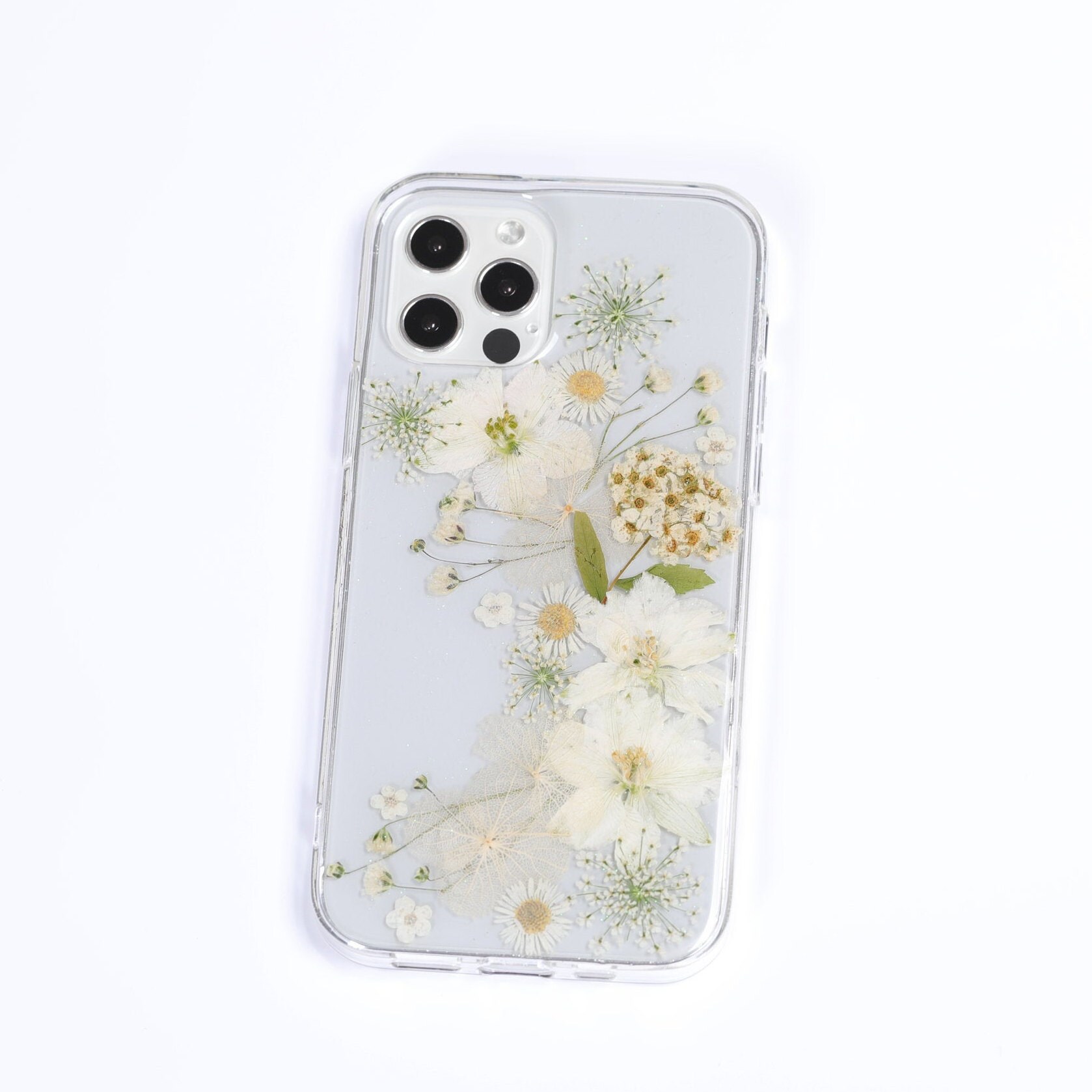 Pressed flower phone case real dried flower case iphone se 7 Etsy