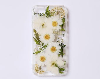 Pressed real dried flower phone case, iphone 15 pro max case iphone 14 case iphone 13 mini case iphone 12 11 xr xs x 7 8 plus case