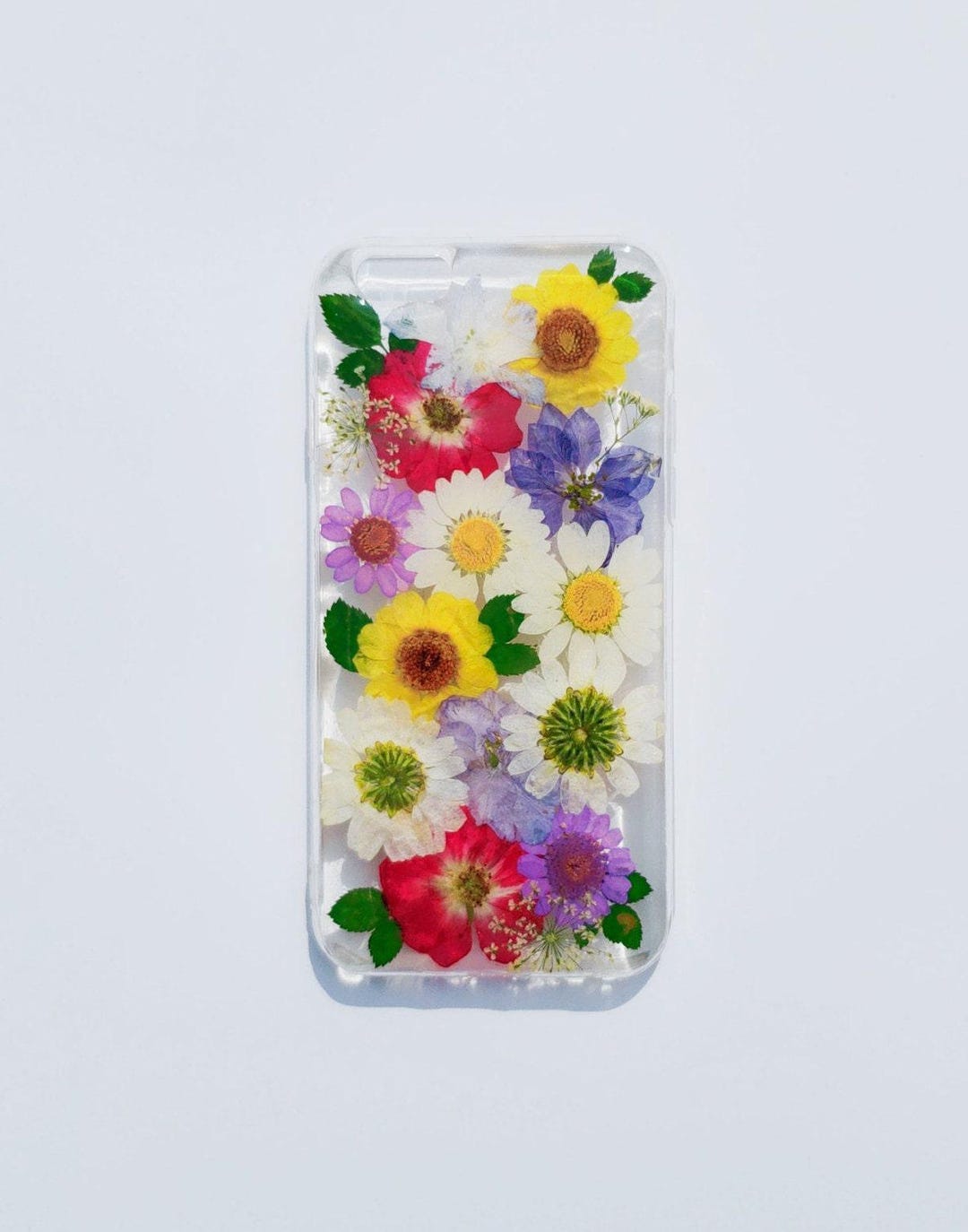 押し花の携帯ケース、iPhone SE 7 8 Plus X XR XS 11 12 13 14