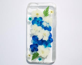 Handmade dried pressed flower phone case, iphone 15 14 13 12 11 pro max xr xs x se 7 8 plus case, samsung galaxy s24 s23 s22 s21 s20 fe case