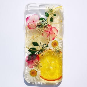 Pressed dried flower lemon fruit phone case, google pixel 8 pro pixel 7 case pixel 6a case pixel 5 google pixel 4a case pixel 3 xl case