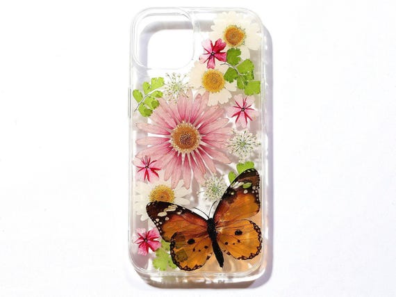 Butterfly Iphone Xr Case Claire's Real Butterfly Dried - Main Image
