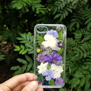 Pressed flower leaf clear phone case, moto g power case, moto g stylus case, moto edge case, moto g play case, moto g 5g case, moto g9 g8 g7