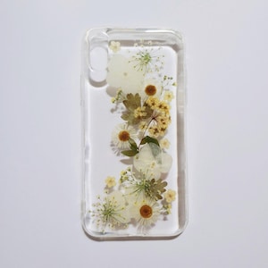 Telefoonhoesje met geperste bloem, gedroogde bloem Samsung Galaxy s24 s23 s22 ultra s21 s20 fe s10 plus hoesje, Samsung a55 a35 a54 a34 a53 a33 5g hoesje