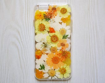 Pressed real dried flower phone case, iphone 15 14 13 12 11 pro max xr xs x 8 plus se case, samsung galaxy a54 a55 s24 s23 s22 s21 s20 case