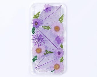 Handmade pressed flower phone case, iphone 15 14 13 12 mini 11 pro max xr xs x se 7 8 plus case, samsung s24 s23 s22 s21 s20 fe ultra case