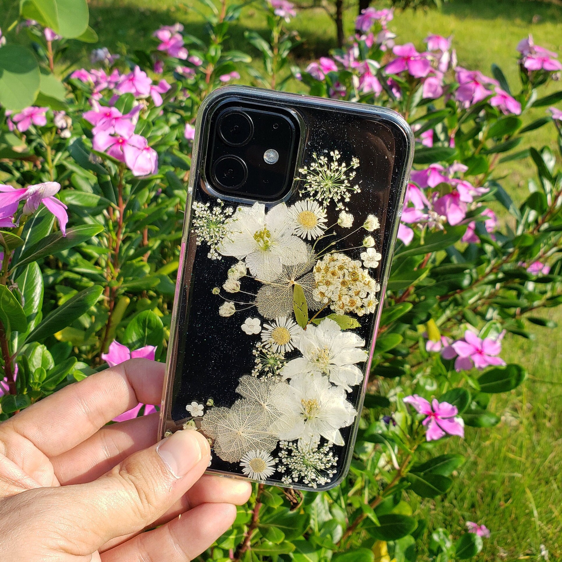 Handmade Dried Pressed Flower Phone Case Iphone 14 Pro Max 13 Etsy UK