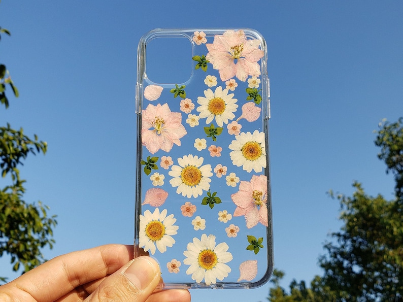 Pressed flower phone case, iphone se 7 8 plus x xr xs 11 12 13 14 pro max case, samsung s20 s21 s22 ultra fe case, google pixel 4 5 6 case 
