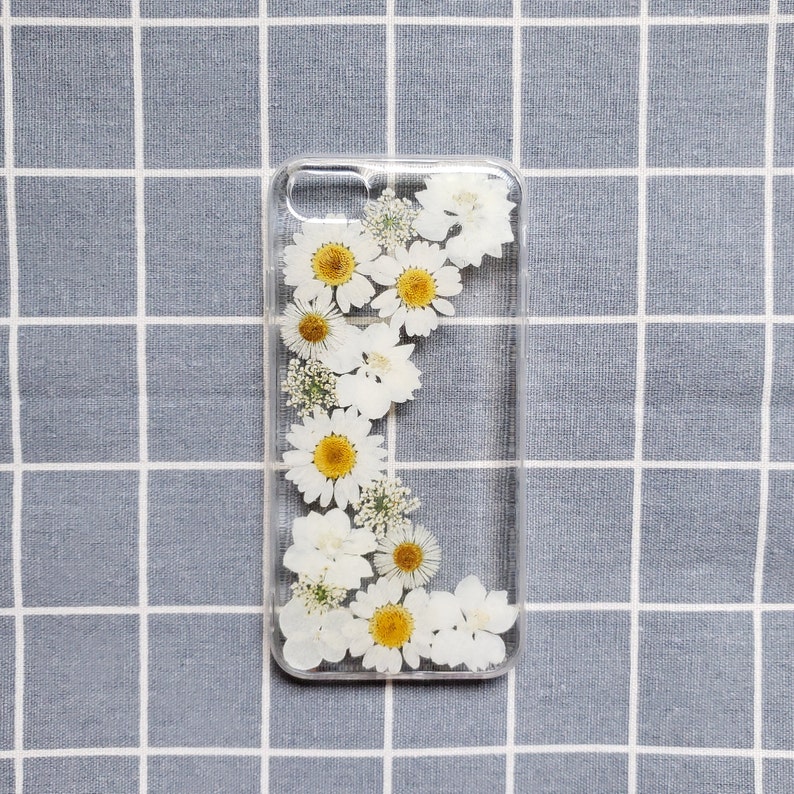 Handmade Dried Pressed Flower Resin Phone Case Iphone Se X Xr Etsy