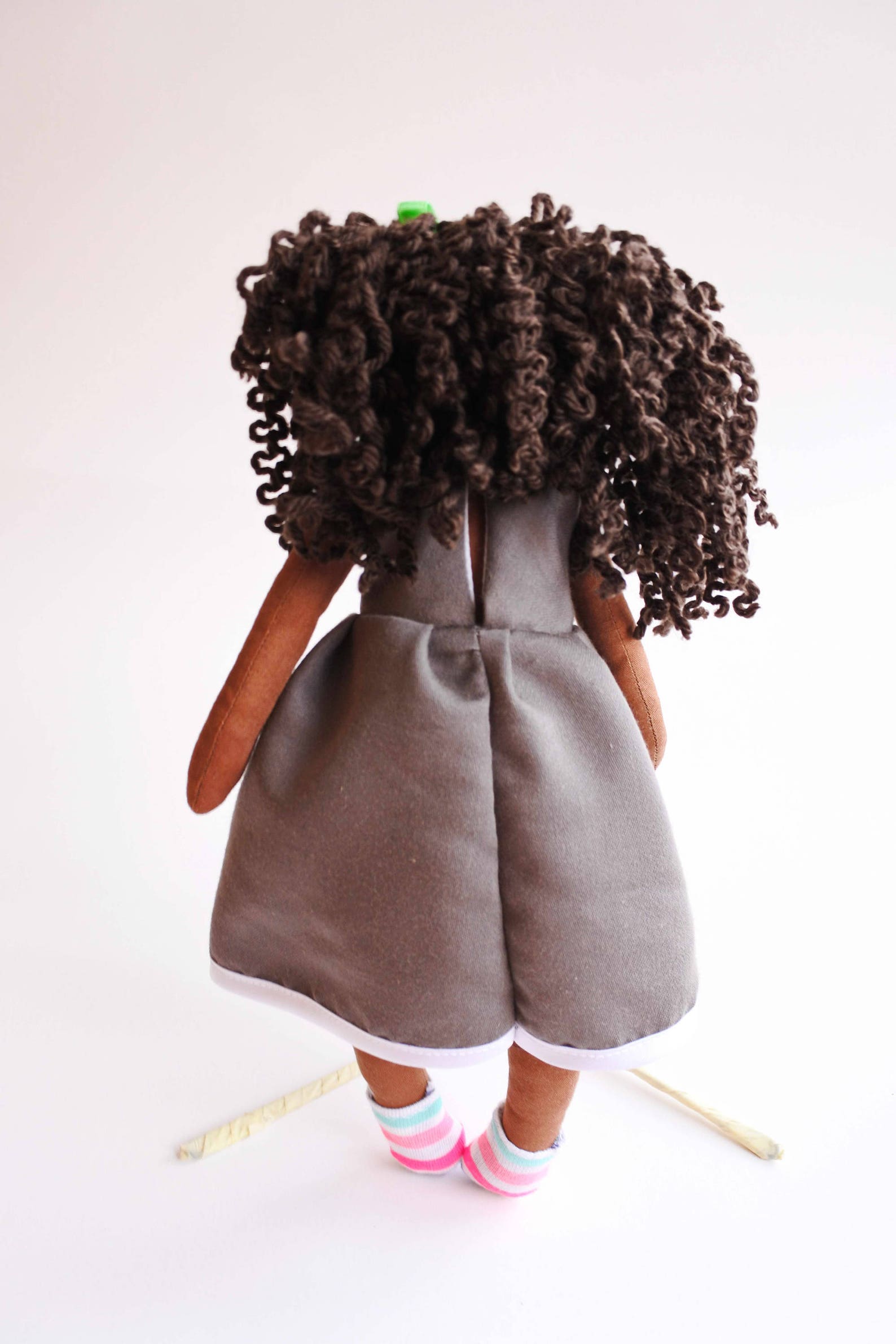 Curly Haired Dolls for Sale Handmade Doll Curly Hair Doll Etsy