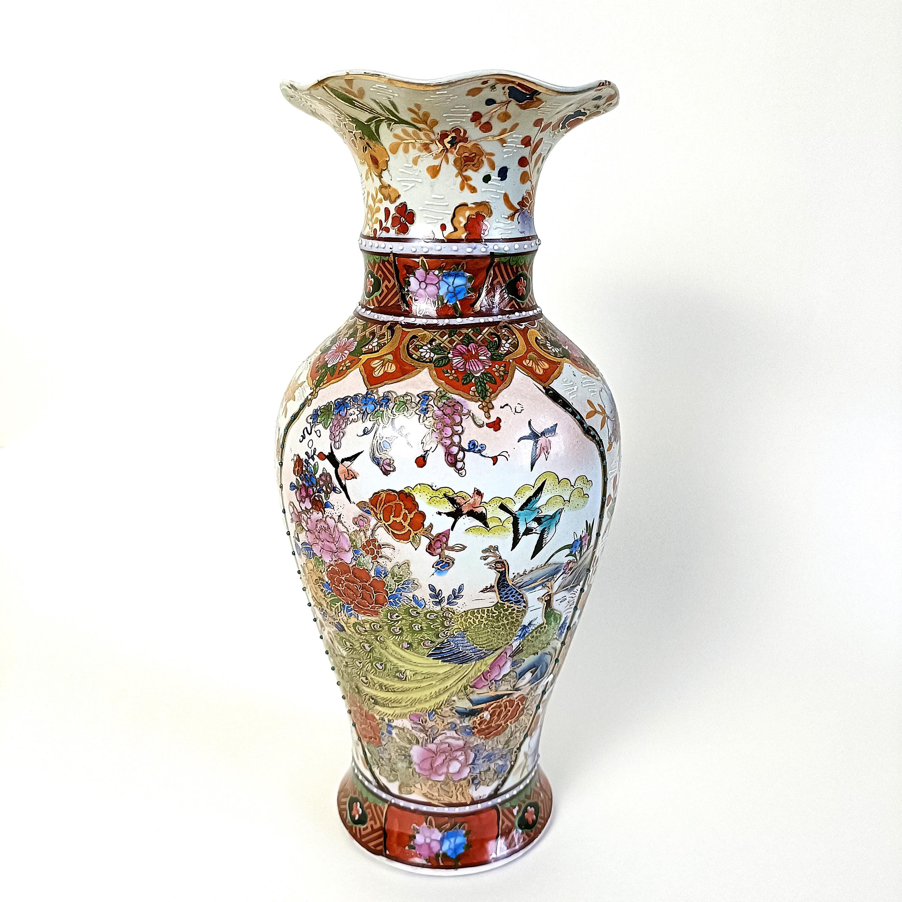 Chinese peacock vase - Etsy 日本