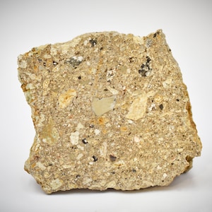 Meteorite Crater Ilyinets Impactite Breccia Crater Ukraine Suevite Impact breccia 113*101 mm 543g Certificate