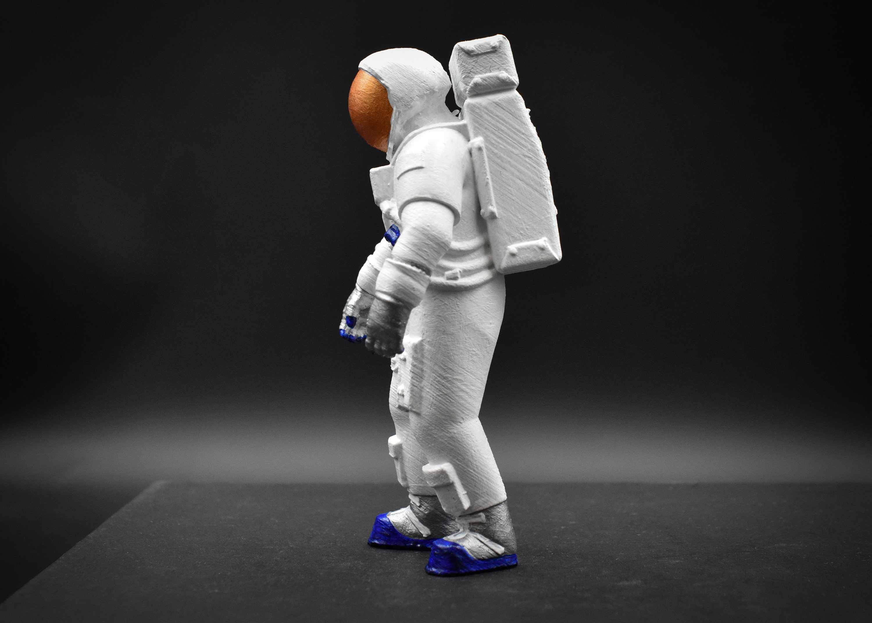 3D Astronaut figure spaceman Acrylic hand painted 3d Etsy