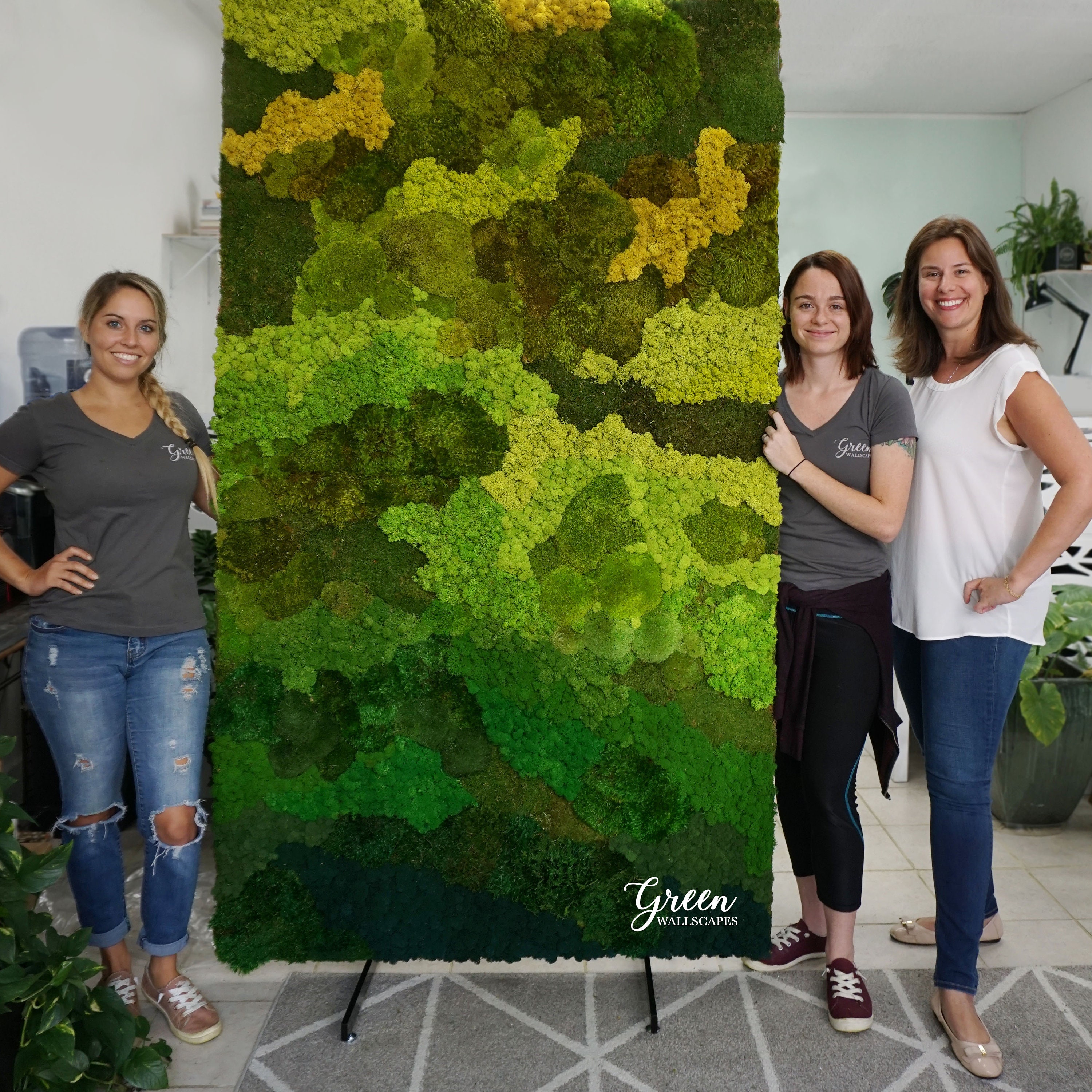 Vertical Moss Garden Moss Wall Art Preserved Moss Wall Art Etsy