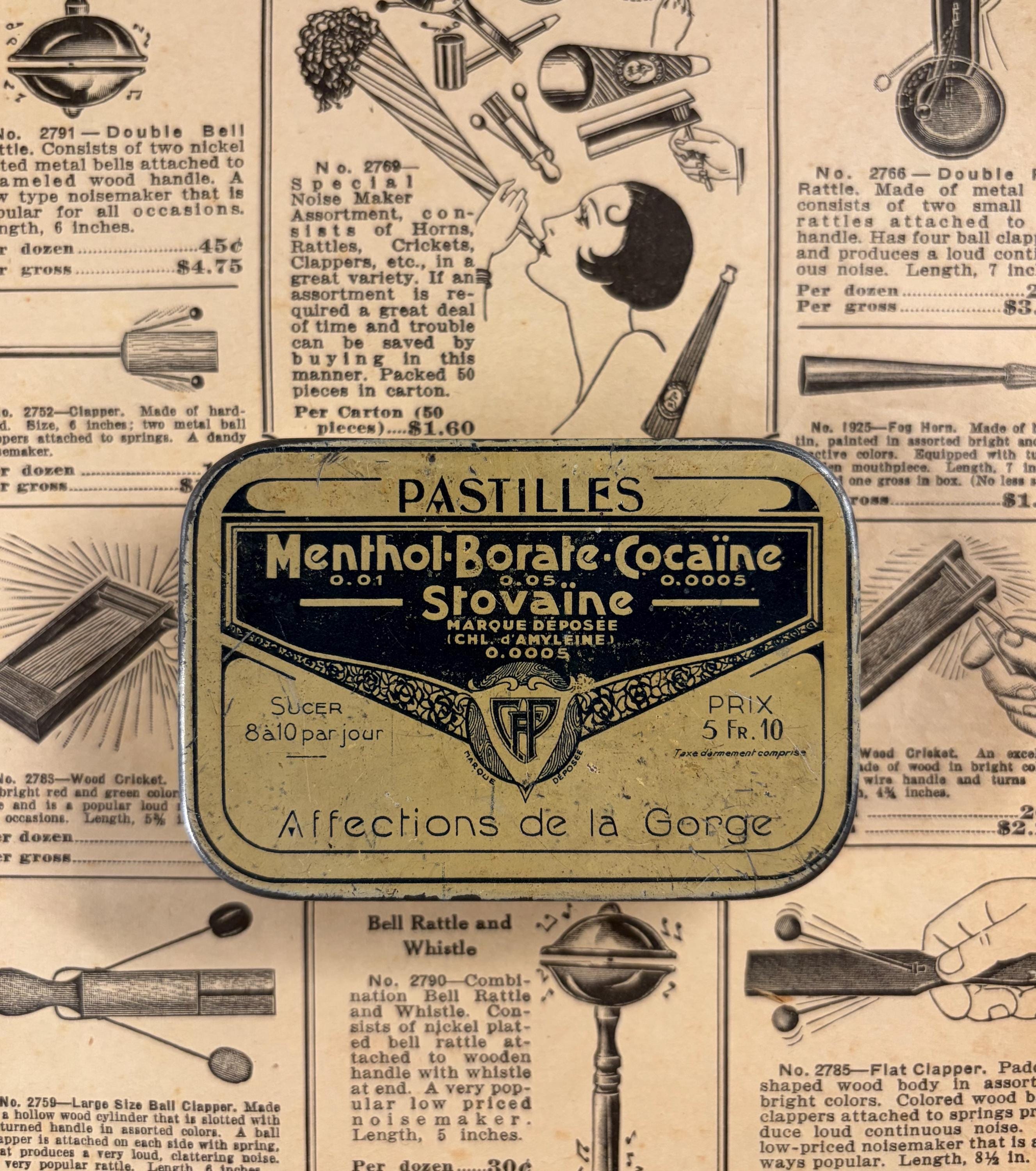 Antique Cocaine Tin - Etsy