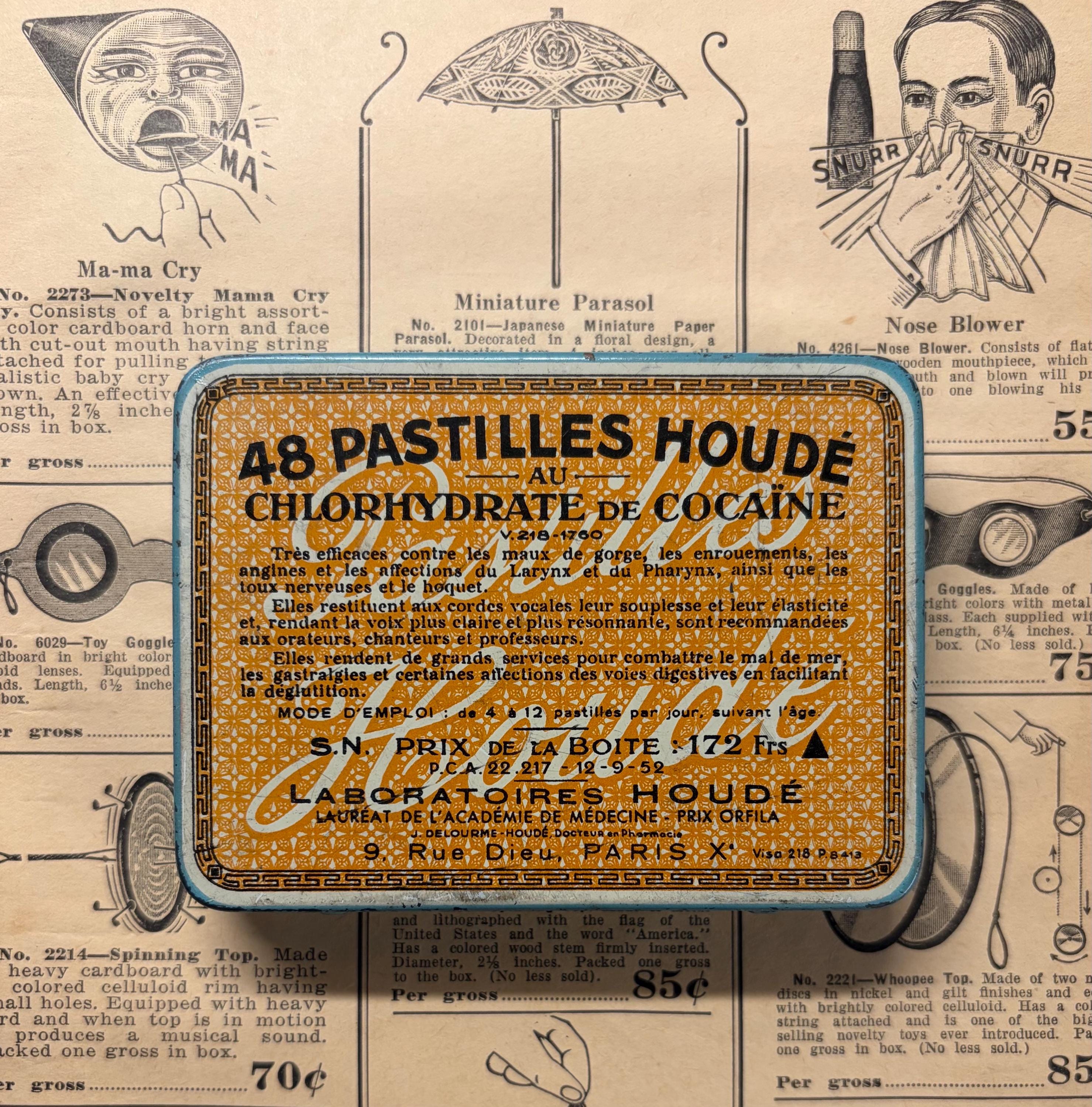 Antique Cocaine Tin - Etsy