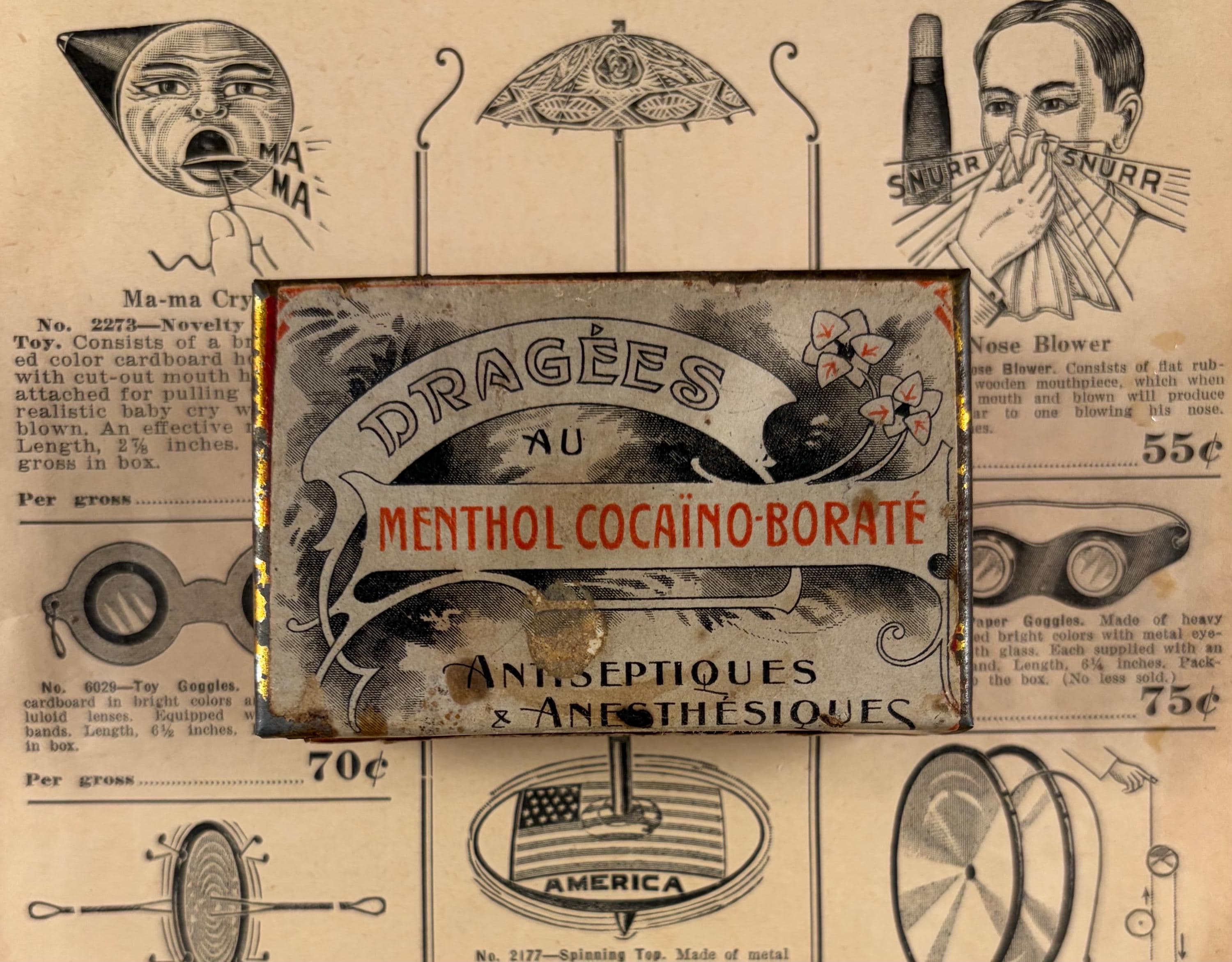 Antique Cocaine Tin - Etsy