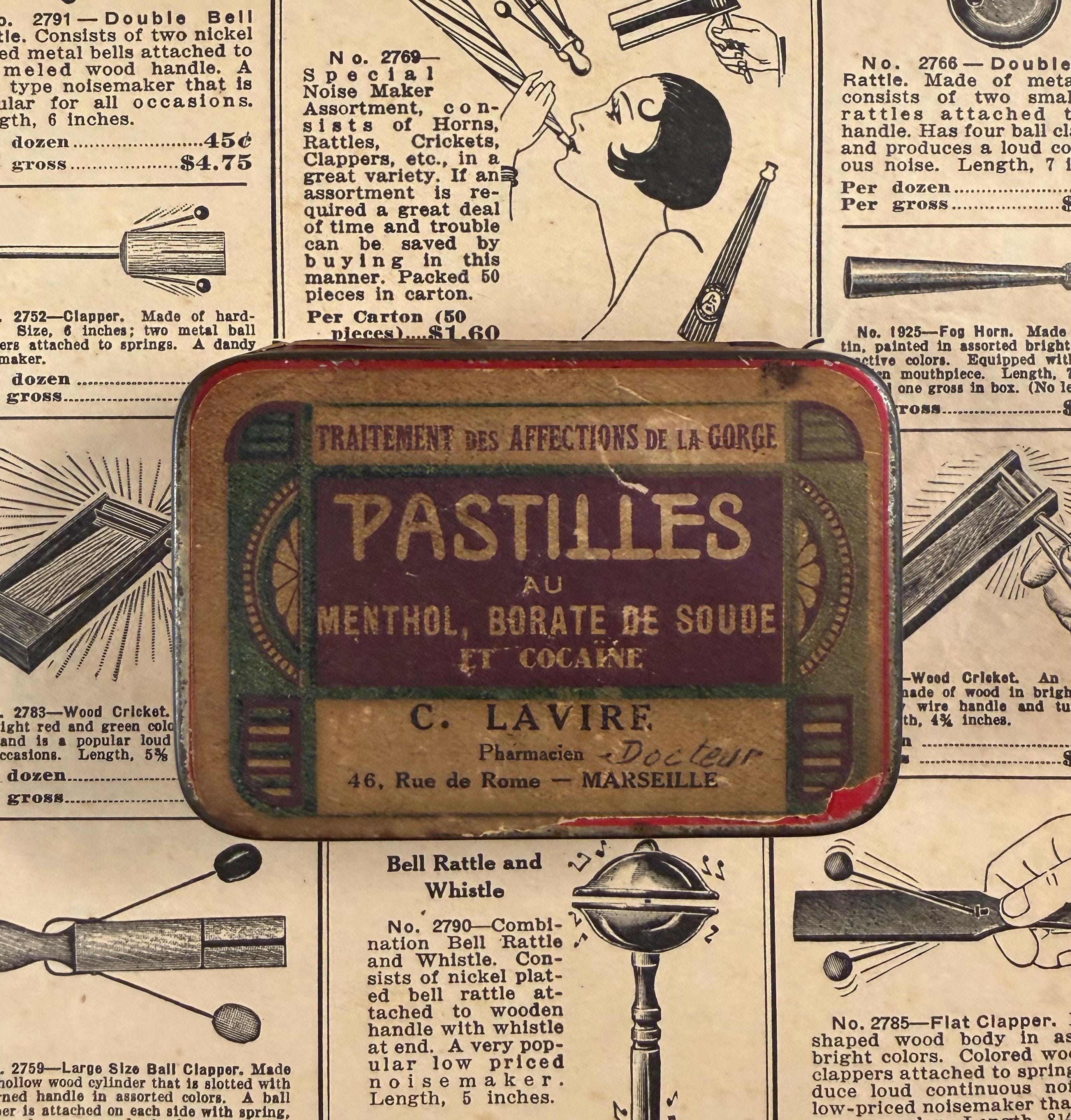 Antique Cocaine Tin - Etsy