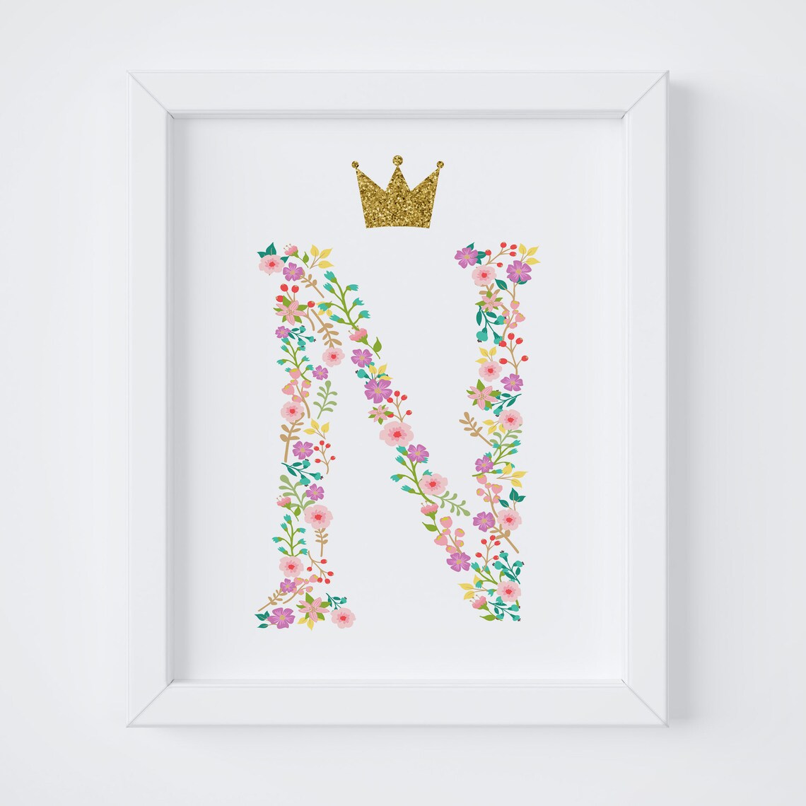 Princess Nursery Printable Wall Art Nursery Letter Nursery - Etsy
