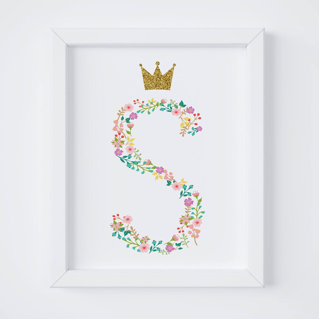 Nursery Printable, Princess Print, Princess Decor, Printable Wall Art ...