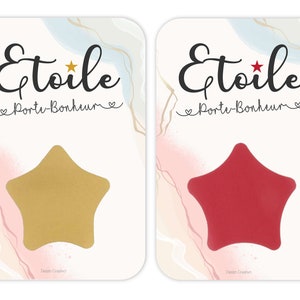 Carte à Gratter Etoile Bonheur demande originale “ Veux-tu être mon Parrain / Veux-tu être ma Marraine” pour annoncer des bonnes nouvelles!
