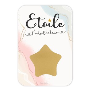 Carte à Gratter Etoile Bonheur demande originale “Veux-tu être mon Parrain” pour annoncer la bonne nouvelle! Carte à gratter avec enveloppe.
