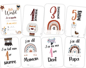 TipiTipi baby milestone cards - first year and first times - pregnancy
