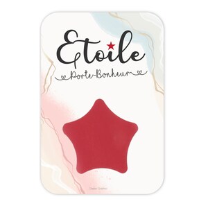 Scratch Card Etoile Bonheur original request "Do you want to be my Godmother" to announce the good news! Scratch card with envelope.