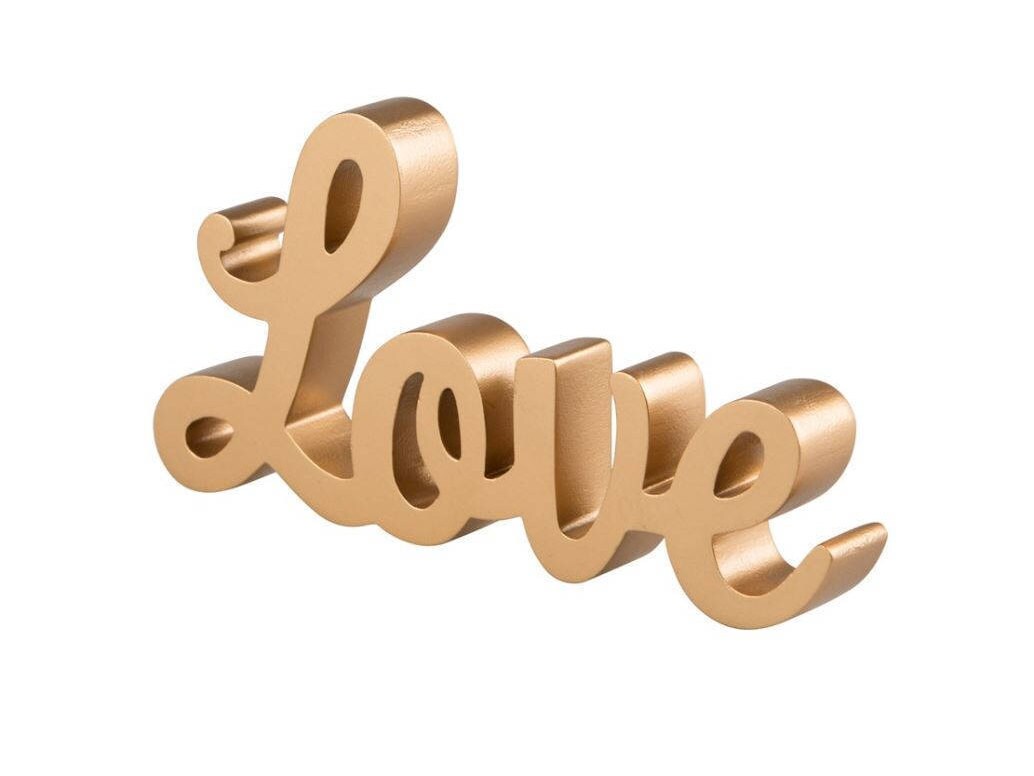 Gold Love Sign Wedding / Party Prop / Decoration SECONDS Etsy