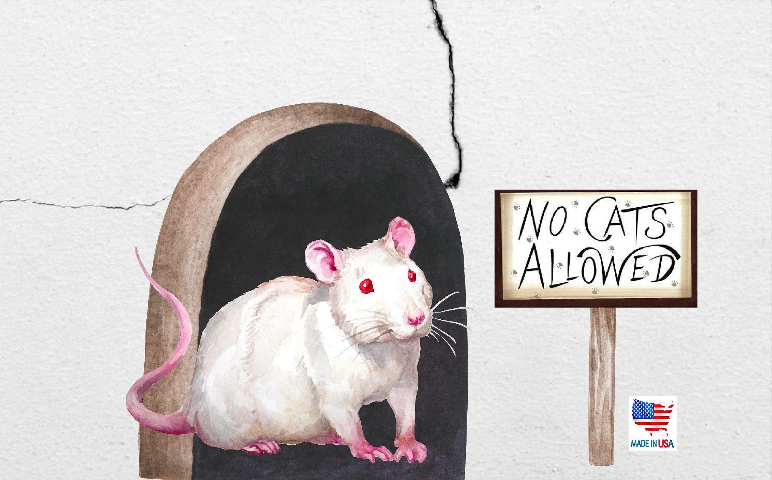 Christmas white mice hole wall decal sticker mazuri mice food Etsy