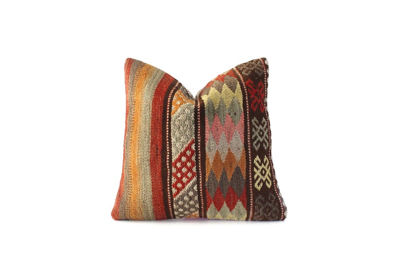 kilim rug moroccan pillow kilim pillow 16x16 mudcloth pillow kilim pillow home decor kilim pillow cover turkish pillow boho pillow