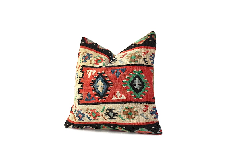 kilim pillow moroccan pillow kilim rug kilim pillow 16x16 mudcloth pillow kilim pillow cover home decor turkish pillow boho pillow