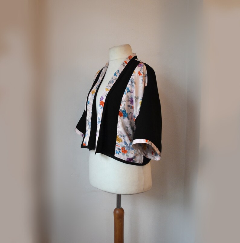women's short kimono jacket