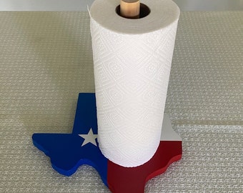 Texas paper towel holder