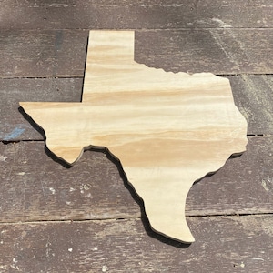 Texas wood cutouts