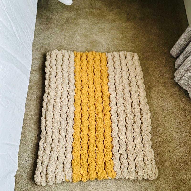 Yellow Bath Mat - Etsy