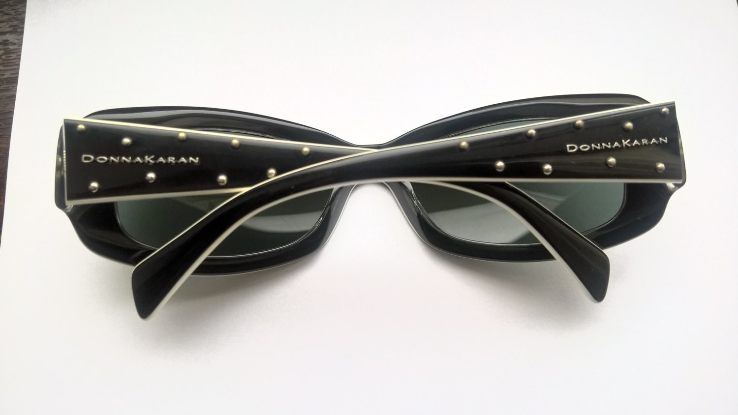 Donna Karan Sleek Black vintage Sunglasses Donna Karan Vintage Sunglasses, New Old Stock - Etsy main image 2