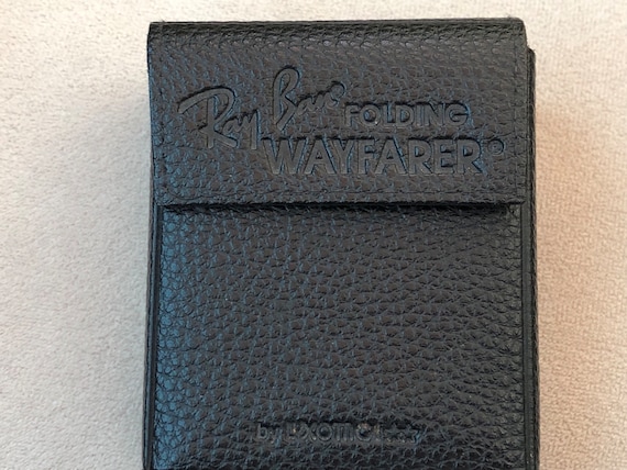 Vantage 2000's Foldable! Ray Ban Wayfarer Model 4105 Blue Mirror