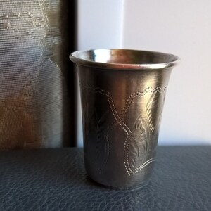 1910's Antique 84 Russian silver cup image 2