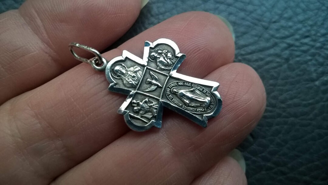 アンティーク 手作り 十字架 シルバー ANTIQUE SILVER CROSS Antique Art Deco Sterling Silver Cross - Etsy
