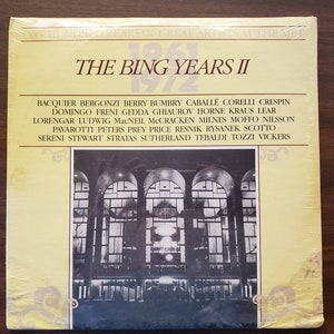 SEALED Metropolitan Opera Record Set, 100 Years of Great Artists at Met Bing Years. 1980s Vintage Vinyl Record Album Classical Music Gift